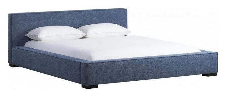 Zest Blue Upholstered Panel Bedroom Set
