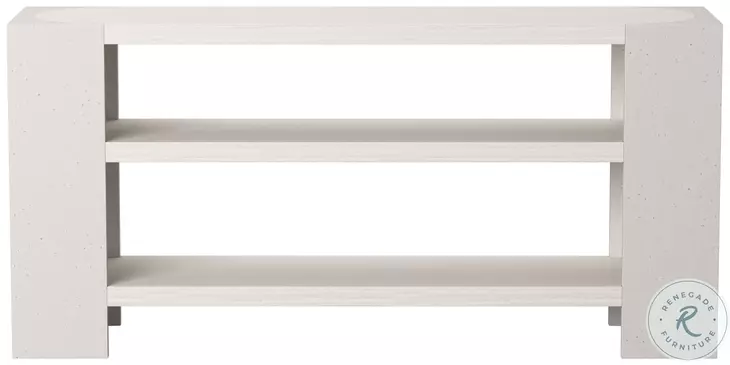 Stratum Mist 67" Console Table with 2 Shelves