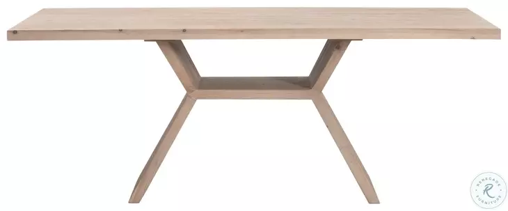 Bridge Smoke Gray Pine Dining Table