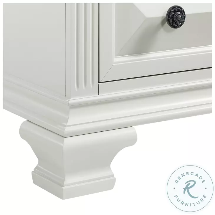 Sumner Antique White Panel Bedroom Set