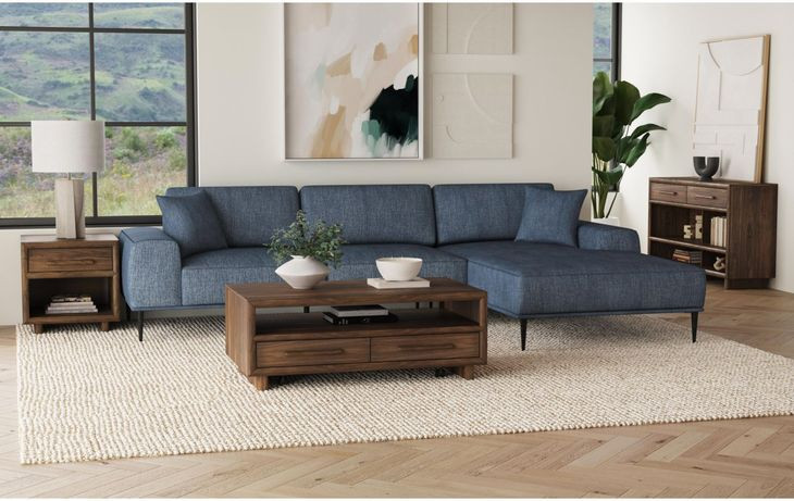 Perth Brown Rectangular Console Table