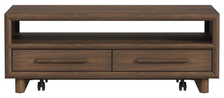 Perth Brown Rectangular Coffee Table with 4 Drawers