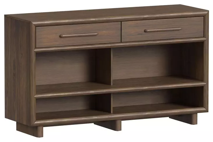 Perth Brown Occasional Table Set with 4 Drawers