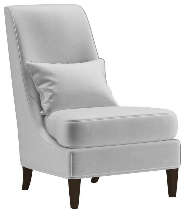 Artisan Upholstery Sterling Upholstered Abbey Accent Chair with Pillow