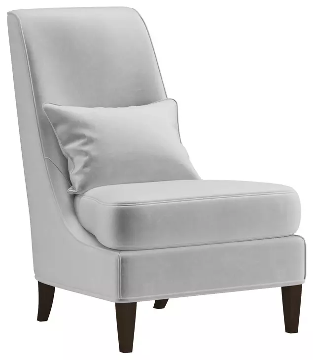Artisan Upholstery Sterling Upholstered Abbey Accent Chair with Pillow