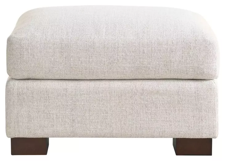 Brooklyn Monique Linen Performance Fabric Rectangular Ottoman
