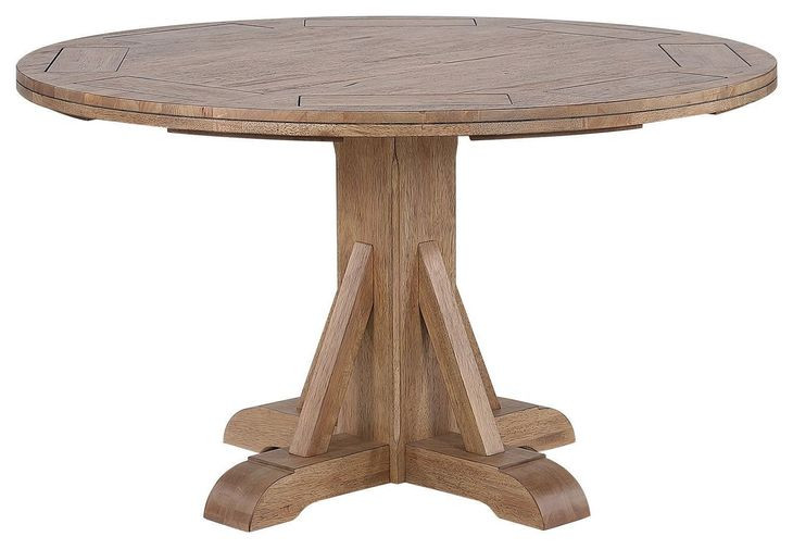 Brownstone Brown 52" Round Game Table with Flip Over Chip Holders