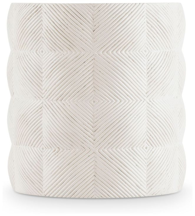 Ballantyne Natural Stonecast Outdoor Round Side Table