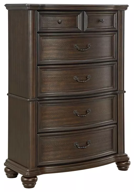 Rosalinda Mahogany Panel Bedroom Set