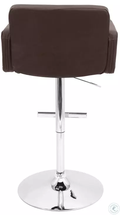 Stout Brown Adjustable Bar Stool
