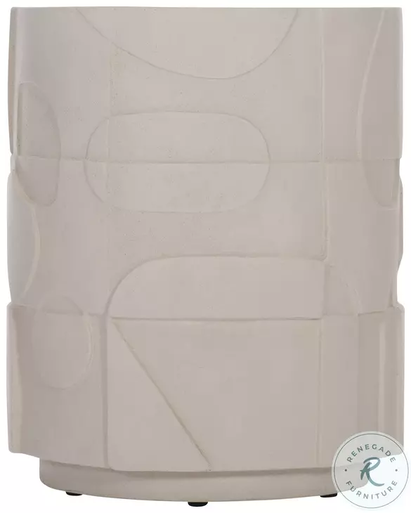 Zina Beige Accent Table