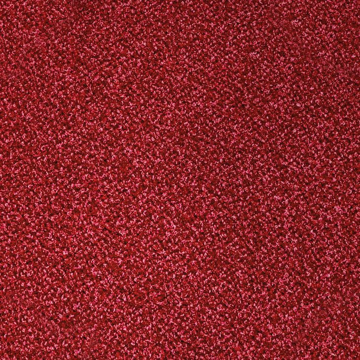 Pumpkin Red Upholstered Swivel Chair and Round Ottoman