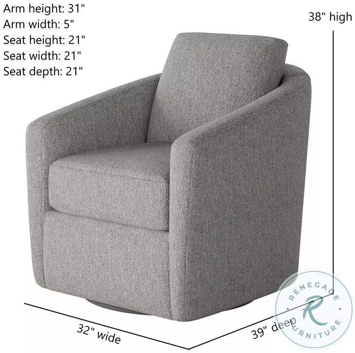 Daisey Silver Swivel Glider Recliner