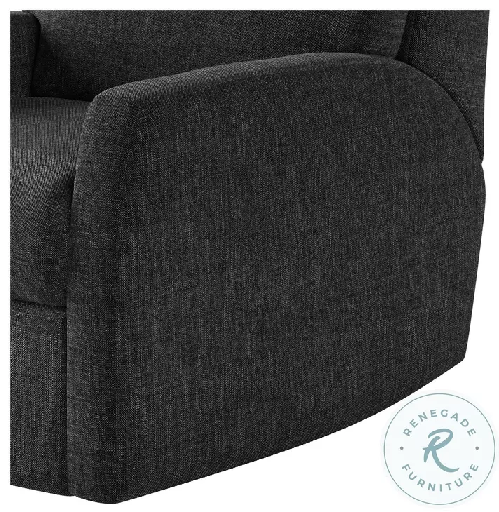 Mimi Bahari Charcoal Swivel Rocker Recliner