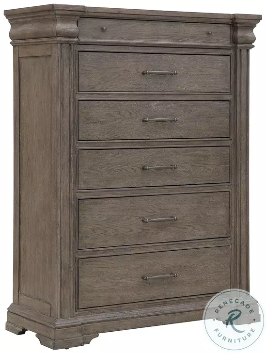 Madison Ridge Natural Bark 6 Drawer  Chest