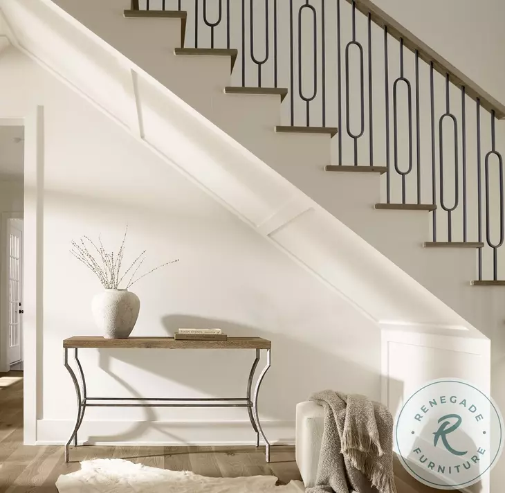 Tribeca Aurum Console Table With Steel Legs