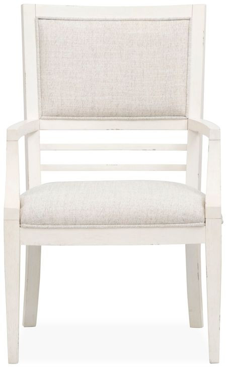 Echo Isles Gray Upholstered Arm Chair Set of 2