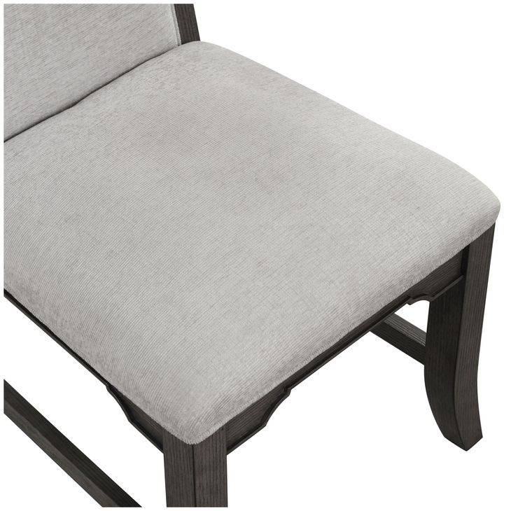 Lisbon Gray Upholstered Dining Side Chair Set of 2