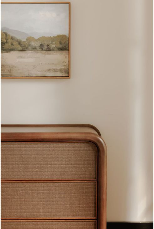 Rye Warm Brown 3 Drawer Nightstand