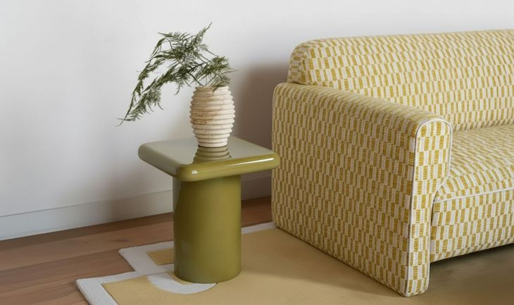 Daisy Green Square Side Table