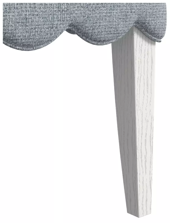 Haven Sea Blue Upholstered Hostess Chair Set of 2