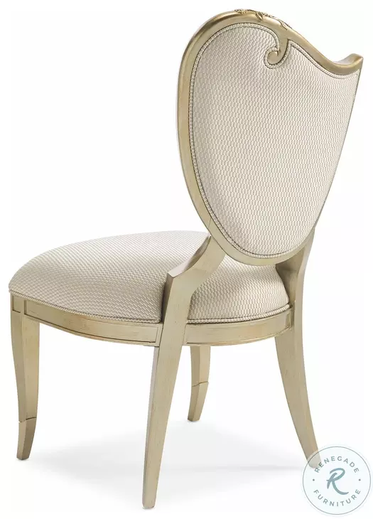 Fontainebleau Cendre And Champagne Mist Extendable Dining Room Set