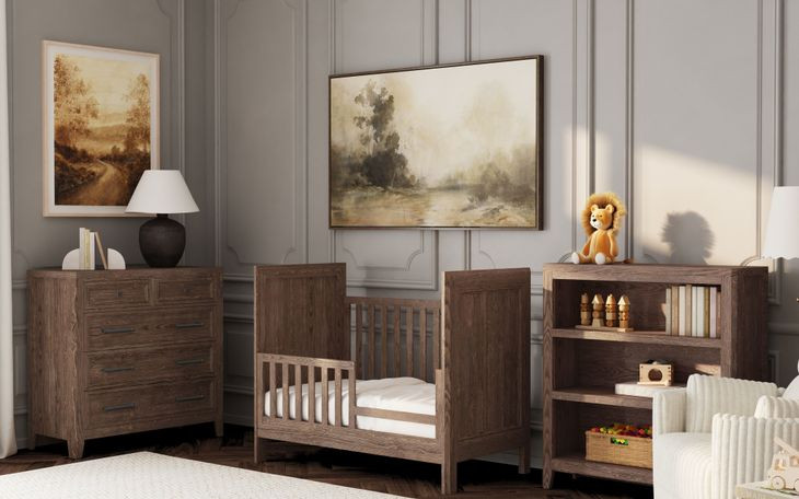 Carlson Harvest Brown 5 Drawer Chest