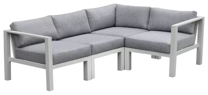 Nash Outdoor Seating Buff 4 Piece Outdoor Modular Sectional