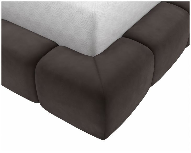 Liana Meg Ash King Upholstered Platform Bed