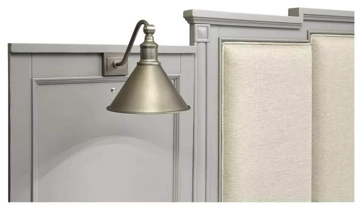 Glenbrook Pebble and Beige King Upholstered Wall Bed with 2 Nightstand and USB Charging