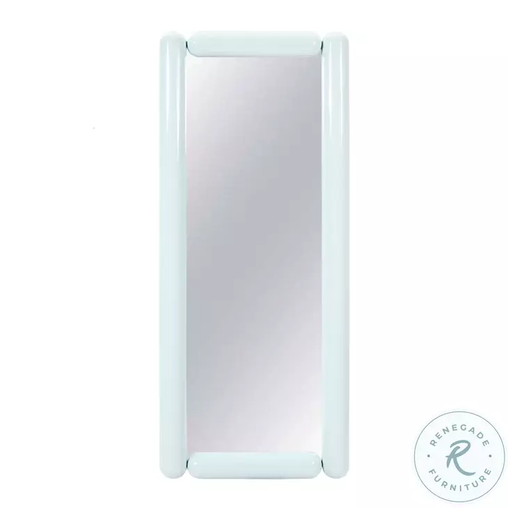 Cozzi Pastel Blue Large Floor Mirror