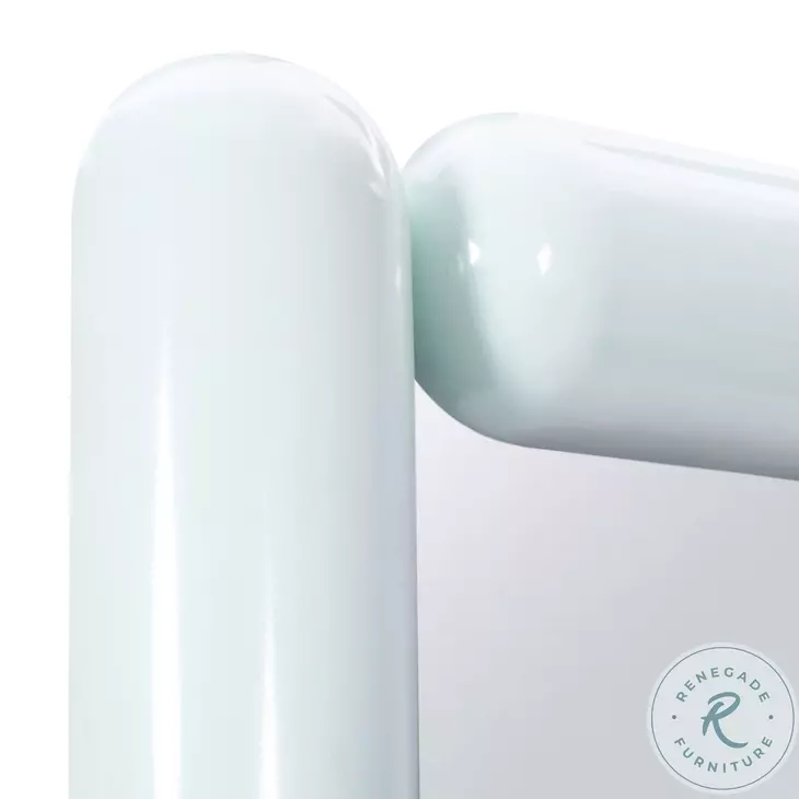 Cozzi Pastel Blue Large Floor Mirror