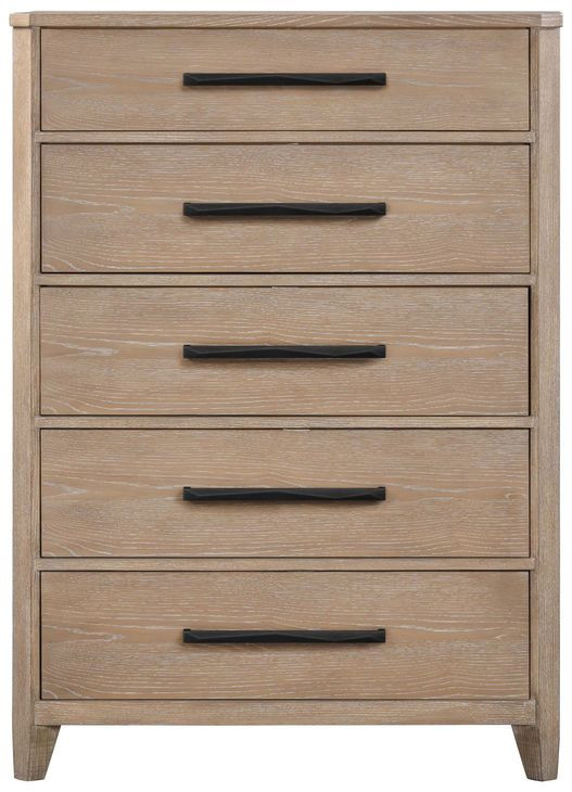 Breckenridge Mocha Medium Brown 5 Drawer Chest