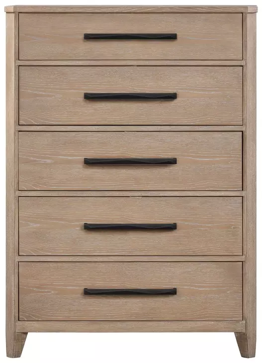 Breckenridge Mocha Medium Brown 5 Drawer Chest