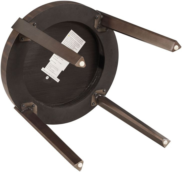 Gracie Brown Round End Table Steve Silver Coleman Furniture