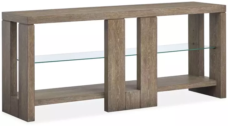 Conway Spiced Brown Rectangular Sofa Table