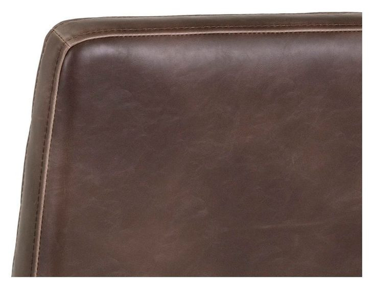 Ares Havana Dark Brown Upholstered Counter Height Stool
