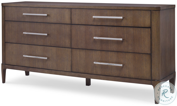 Bowery Place Cerused 6 Drawer Dresser