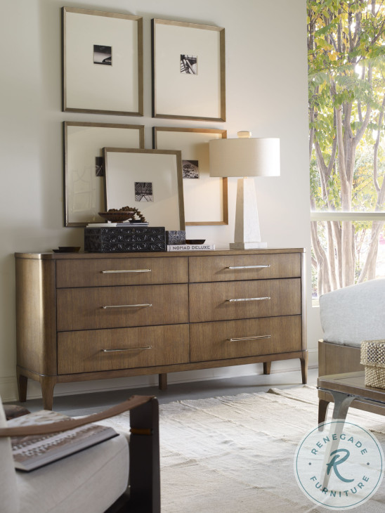 Bowery Place Cerused 6 Drawer Dresser