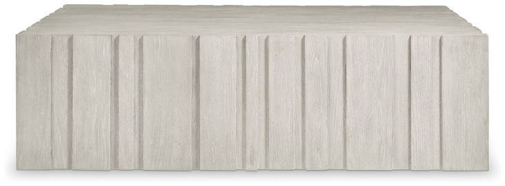 Tempo Beige Rectangular Cocktail Table with Casters