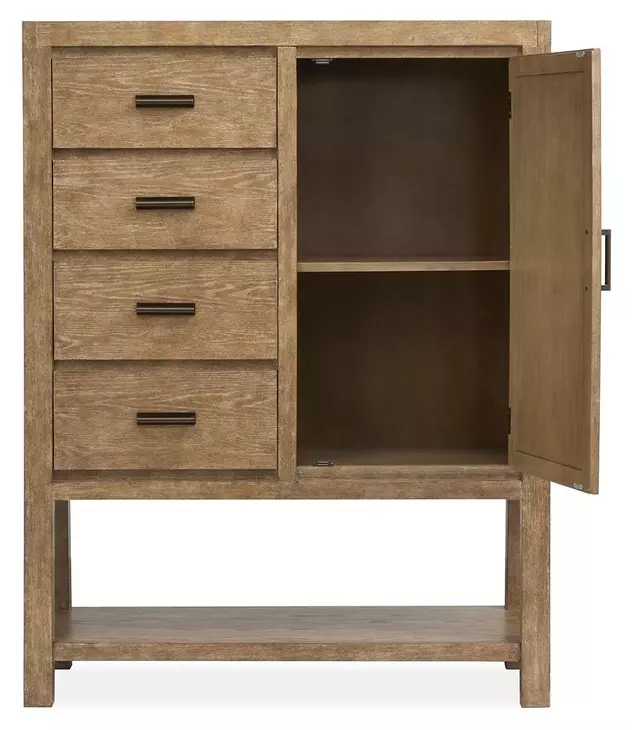 Plum Creek Sierra Brown Storage Panel Bedroom Set