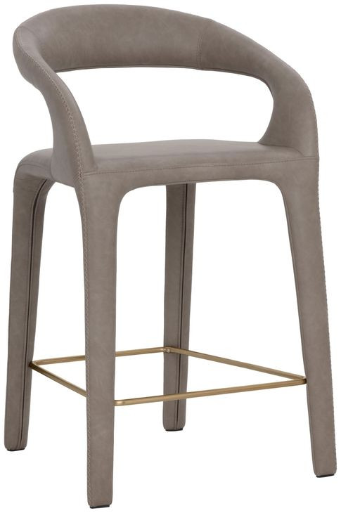 Atika Ivanhoe Mineral Upholstered Counter Height Stool
