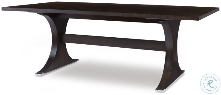 Aria Brownstone 84" Rectangular Dining Table