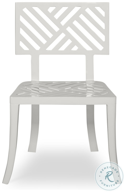 Sloan Cloud White Outdoor Dining Side Chair