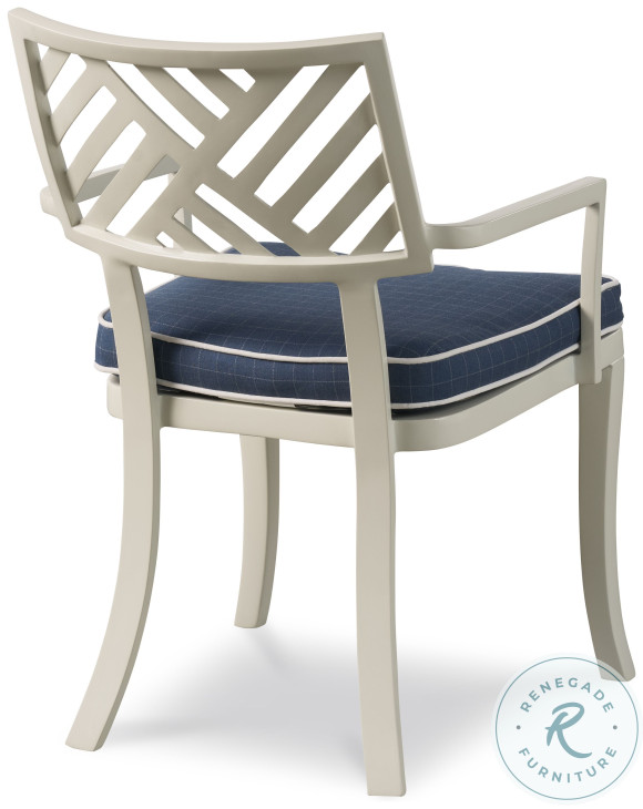 Sloan Cloud White Outdoor Dining Arm Chair