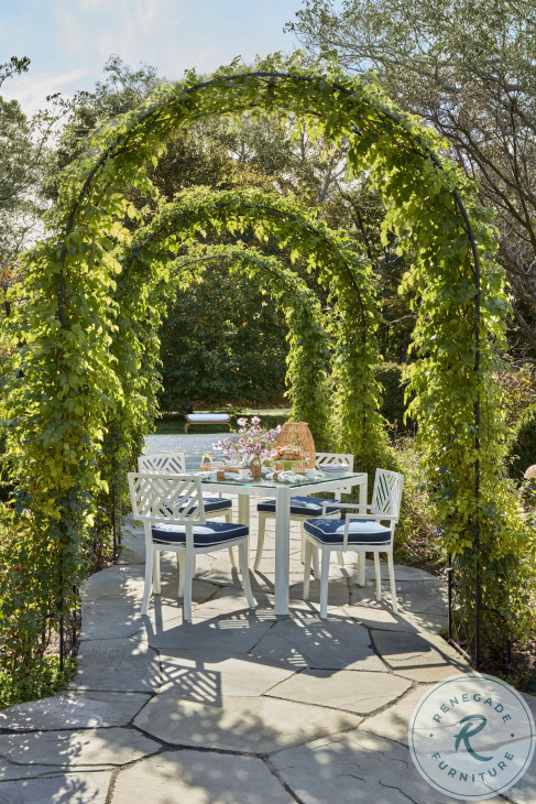 Sloan Cloud White Outdoor Dining Side Chair