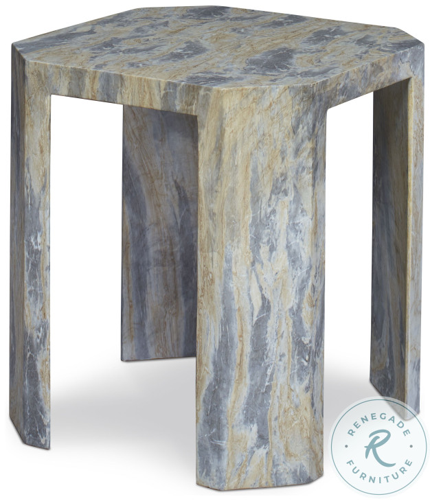 Gustav Warm Grey And Tan Outdoor Spot Side Table