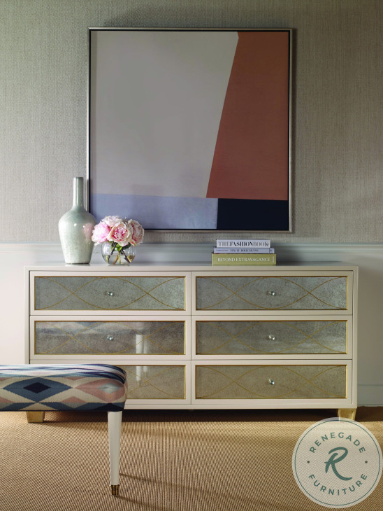 Avery Neutral 6 Drawer Dresser