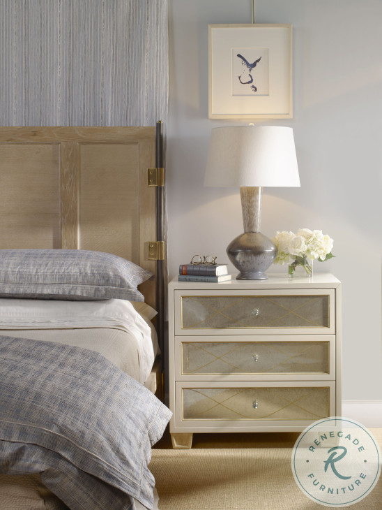 Avery Neutral 3 Drawer Nightstand