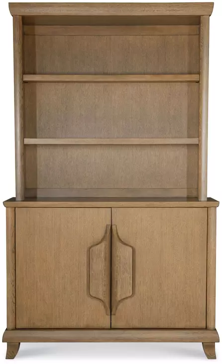 Cyrus Brown 2 Door Credenza and Hutch